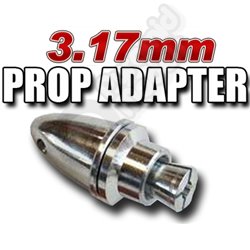 Electric Motor Prop Adapter 3.17mm Shaft (COLLET TYPE)