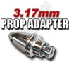 Electric Motor Prop Adapter 3.17mm Shaft (COLLET TYPE)