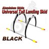 Universal -  Deluxe Kit - Aluminium Tall Landing Skid Gear Stand Kit for Quadcopters - Black