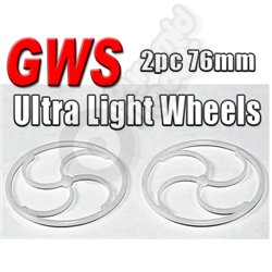 GWS Ultra Light Wheels (2pc 76mm)