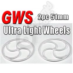 GWS Ultra Light Wheels (2pc 51mm)
