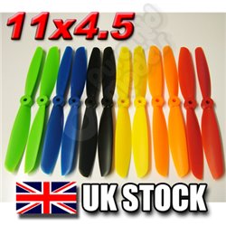 1 pair 11x4.5 inch EPP 1145 Counter Rotating Propellers - Multicopters, Quadcopters - Choice of 3 Colours