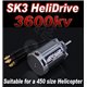 HeliDrive SK3 Competition Series - 2839-3600kv (450 size heli)