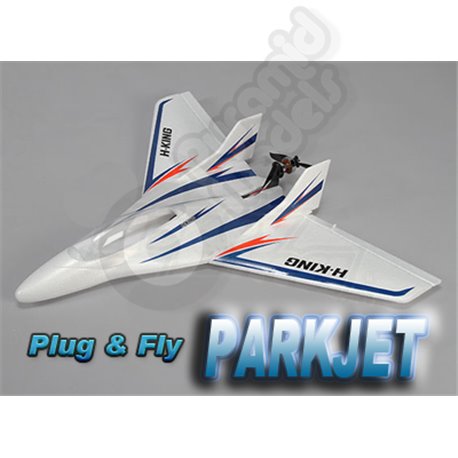 ParkJet MkII w/Outrunner, ESC, Servo, V-tail Mixer  Plug 'N' Fly (PNF)