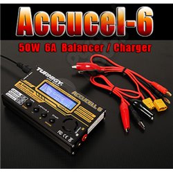 Turnigy Accucel-6 50W 6A Balancer/Charger w/ accessories