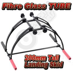 ATG Fibre Glass Tubing DIY Landing Skid Kit for FPV Multicopter/Heli- BLACK
