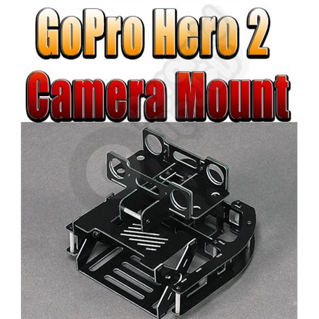 Multi-Rotor Roll/Tilt GoPro Hero 2 Camera Mount