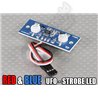 Two LED PCB Strobe Red and Blue 3.3~5.5V
