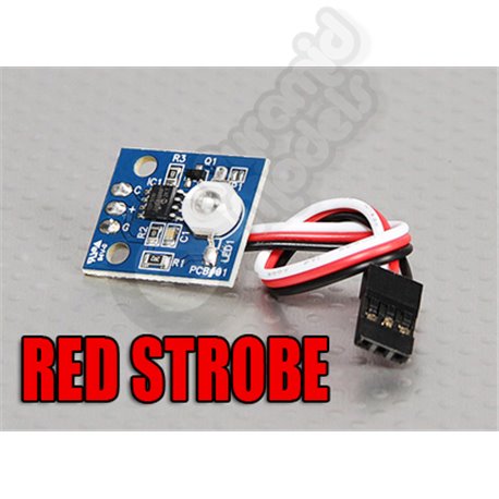 LED PCB Strobe Red 3.3~5.5V