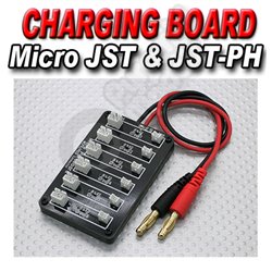 Micro Parallel charging board Micro JST & JST-PH Connectors (FUSED)