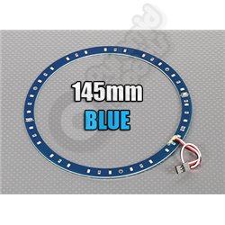 UFO Style - LED Ring Lights 145mm Blue w/10 Selectable Modes