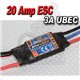 Hobby King 20A ESC 3A UBEC