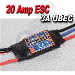 Hobby King 20A ESC 3A UBEC