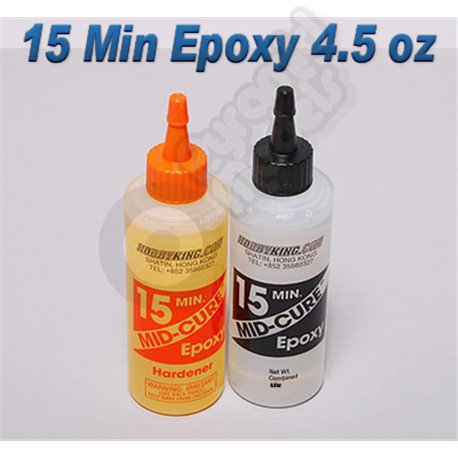 Mid-Cure 15 Min Epoxy 4.5 oz