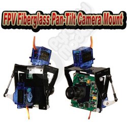 FPV Fiberglass Pan-Tilt Camera Mount