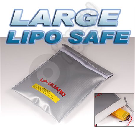 LARGE LIPO SAFE 25cm x 33cm - Lipo Battery Safe Charging Bag