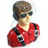 Red Shirt Model Pilot L85 x W42 x H90
