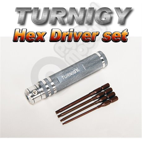 Turnigy Hex Driver set 4 in 1  . . . . . 1.5mm to  3mm