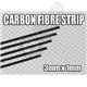 Carbon Strip 1mm x 3mm x 750mm