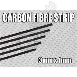 Carbon Strip 1mm x 3mm x 750mm