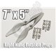 APC Style Propeller 7x5R (Right Hand Rotation - 2pc)