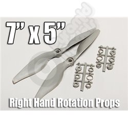 APC Style Propeller 7x5R (Right Hand Rotation - 2pc)