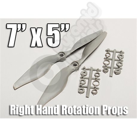 APC Style Propeller 7x5R (Right Hand Rotation - 2pc)