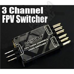 G.T.Power FPV 3 Channels Video Switcher FV3IN1
