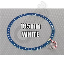 UFO Style - LED Ring Lights 165mm WHITE w/10 Selectable Modes