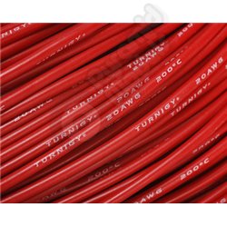 20 AWG Silicone Cable - Red
