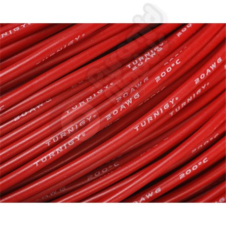 20 AWG Silicone Cable - Red