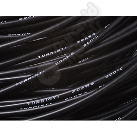 20 AWG Silicone Cable - Black