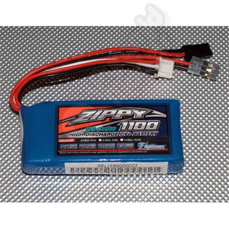 Zippy Flightmax 1100mAh 6.6v LiFePo4 2S1P Receiver Pack