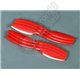 5030 Propellers (RED) - 3xCW and 3xCCW - 6pcs per bag