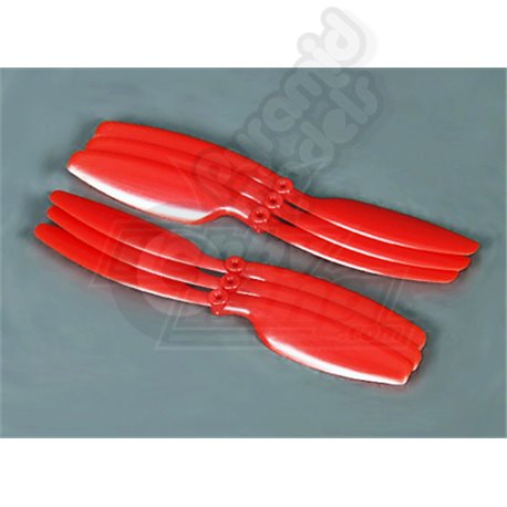 5030 Propellers (RED) - 3xCW and 3xCCW - 6pcs per bag