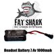 Fatshark FPV - Headset Battery 7.4v 1000mah