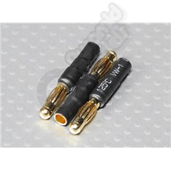 4mm Male to 3.5mm Female bullet - 3pcs/bag