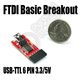 FTDI Basic Breakout USB-TTL 6 PIN 3.3/5V With Free USB Cable For Arduino