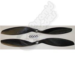10x3.8 Carbon Fibre Counter-clockwise + Clockwise  (CCW + CW) Propellers (1 Pair) 