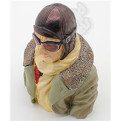 Highly Detailed Model Pilot L83 x W60 x H105mm - Vintage Uniform