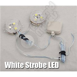12V 5050 LED Strobe White Flashing Lights