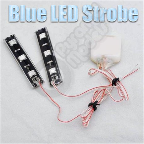 2 x 12V 5050 LED Strobe Decorative Blue Light -  Strobe Flashing Lights