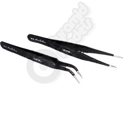 Hard Steel Tweezer Set