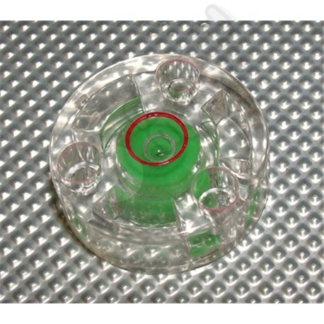 Button spirit level