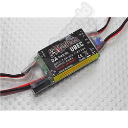 Dr. Mad Thrust series 3A UBEC with Inbuilt Aux Controlled On/Off Switch for Accessories
