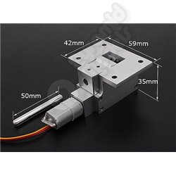All Metal Servoless 90 Degree Retract for Large Models (6kg) with 6mm Pin