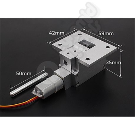 All Metal Servoless 90 Degree Retract for Large Models (6kg) with 6mm Pin