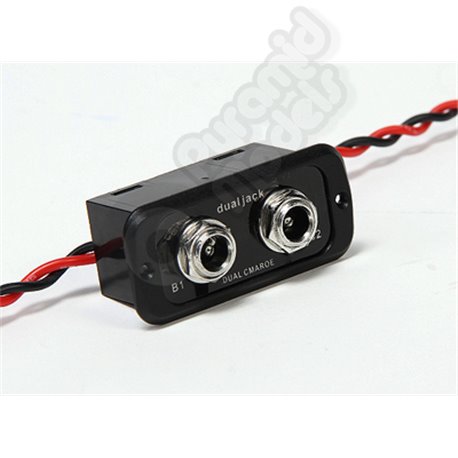 Dual Charging Jack for Receiver Batteries