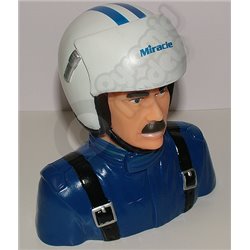 1/4 Scale Model Pilot (Blue or Red) (H116 x W113 x D53mm)
