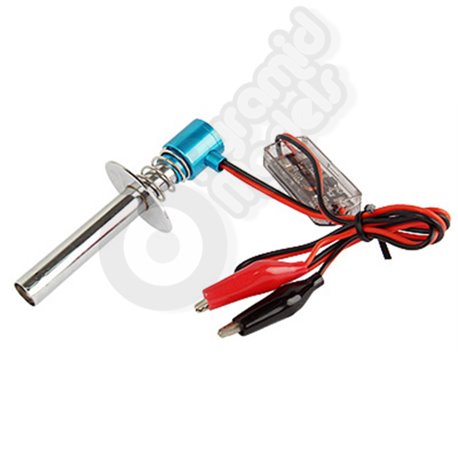 Upgraded Electronic Glow Plug Starter Igniter for Nitro R/C Cars, Boats, Helicopters, & Planes